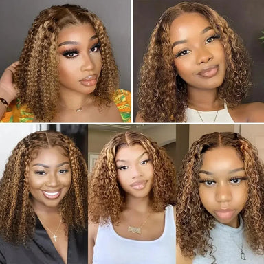 Throw On & Go | Highlight Deep Wave Glueless HD Lace 13x4 Frontal Wig