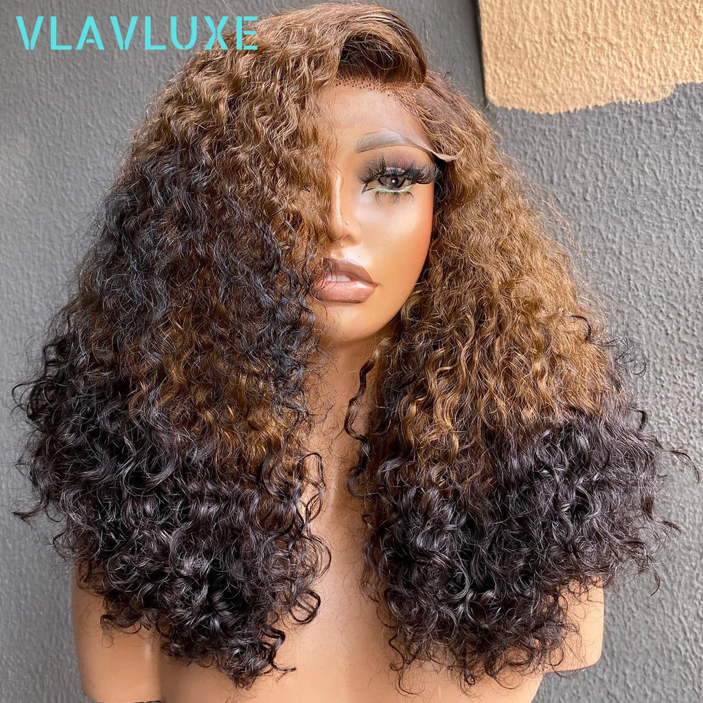 Throw On & Go | 300% Extra Density Water Wave Glueless HD Lace 13x6 Frontal Wig
