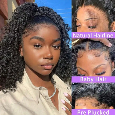 Throw On & Go | 300% Extra Density Water Wave Glueless HD Lace 13x6 Frontal Wig Pre-Cut
