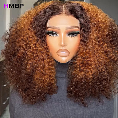 Natural Kinks | Highlight 450% Super Density Kinky Curly Glueless HD Lace 13x6 Frontal Wig