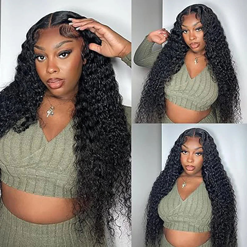 Throw On & Go | Water Wave Glueless HD Lace 7x5 Closure Wig Pre-Cut