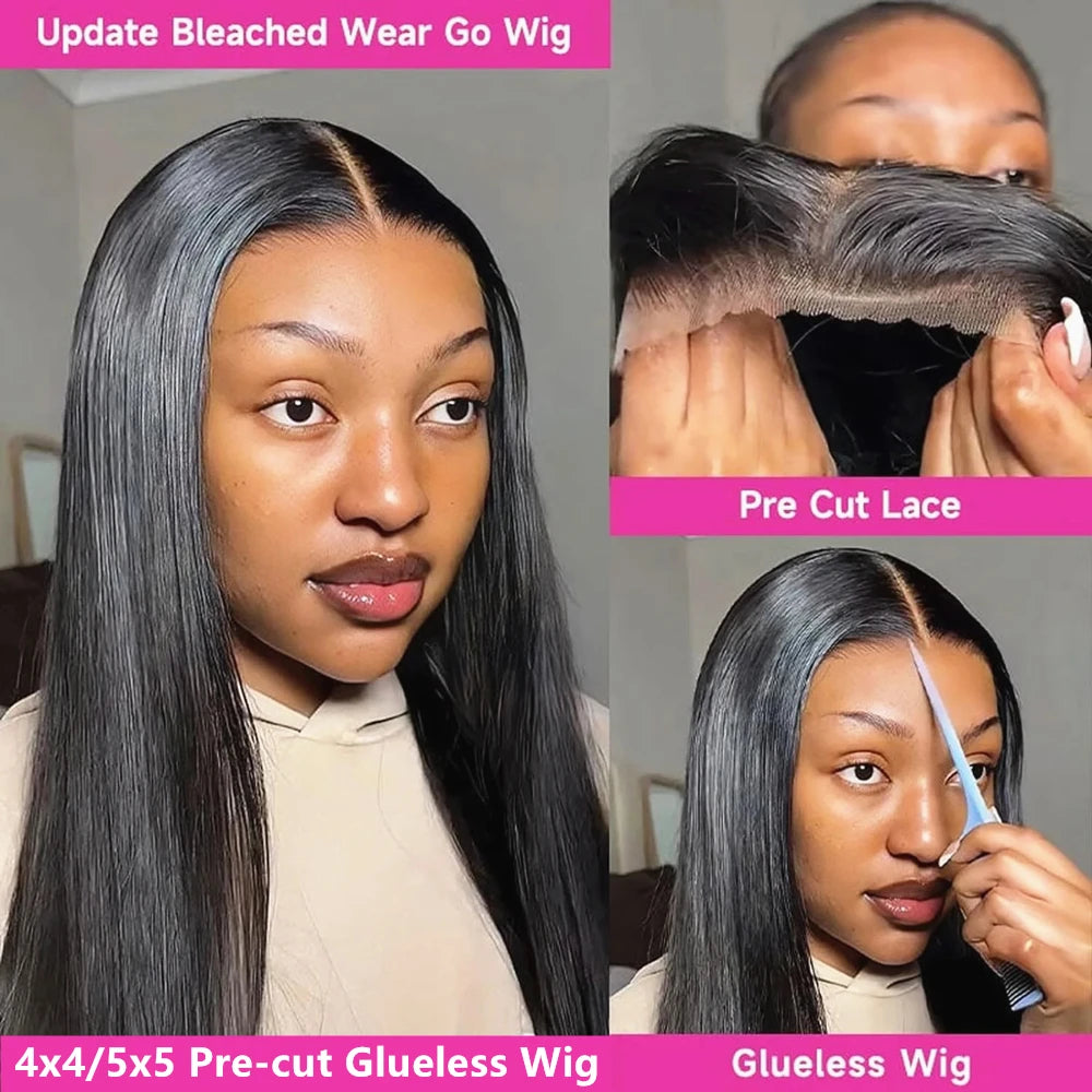 Sleek & Smooth | 200% Density Straight Glueless HD Lace 13x6 Frontal Wig