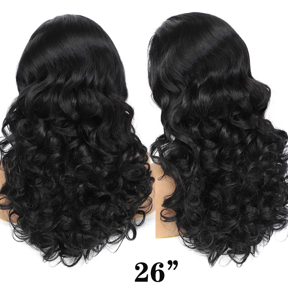 Natural Bounce | 250% High Density Loose Wave Glueless HD Lace 13x6 Frontal Wig