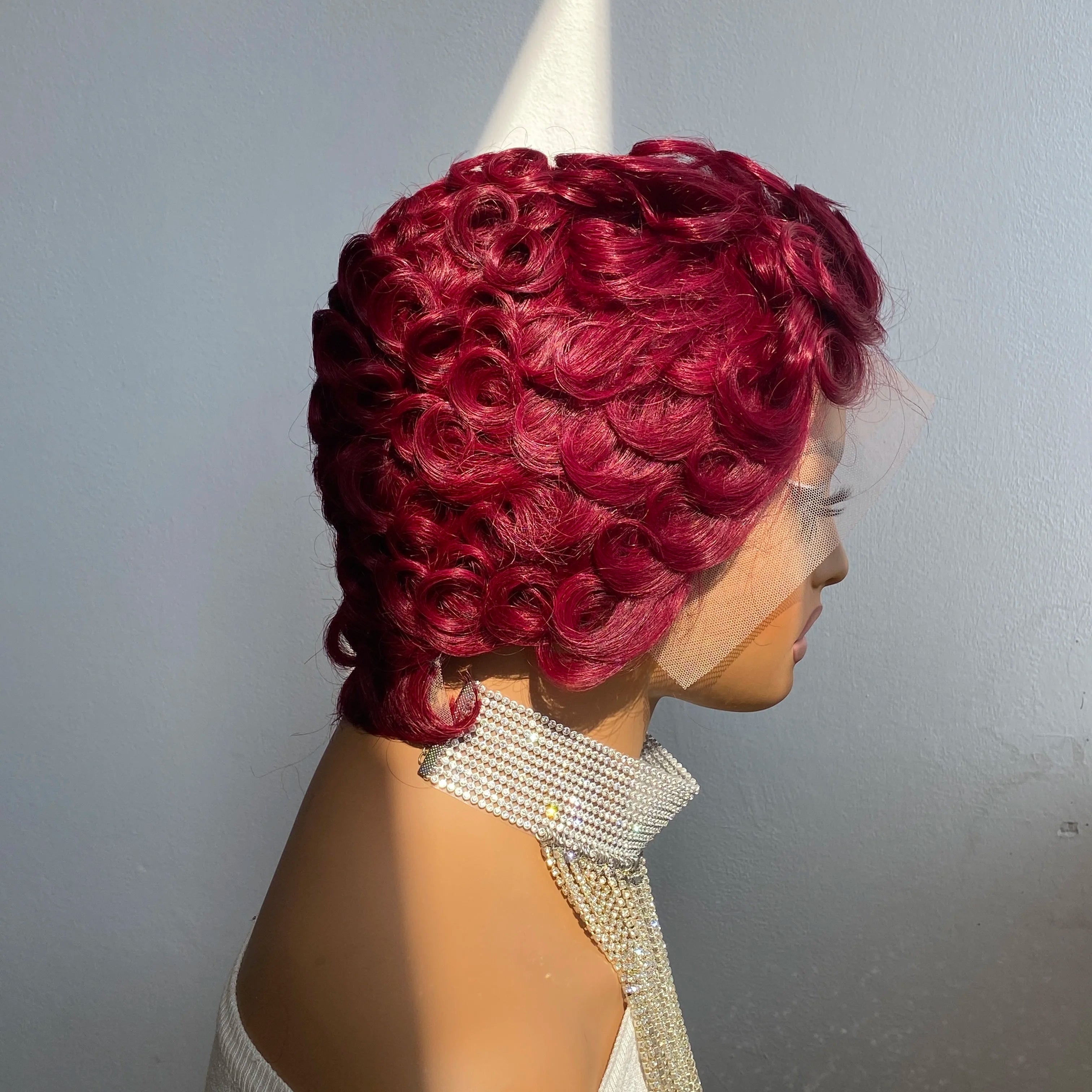 Bold & Beautiful | Burgundy 99J Glueless HD Lace 13x4 Frontal Wig by Wig by Vivas