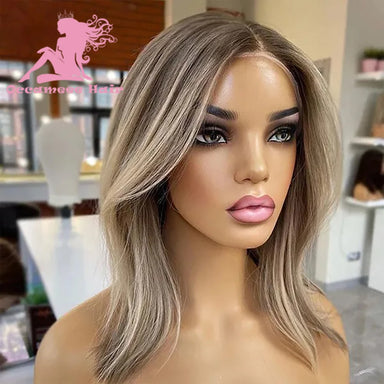 Color Pop | Brown Highlight Glueless HD Lace 13x6 Frontal Wig