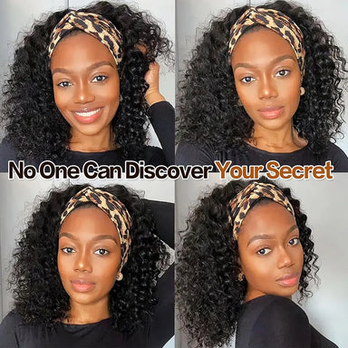 Natural Kinks | Kinky Curly Glueless HD Lace Wig by Headband