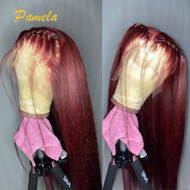 Bold & Beautiful | Burgundy 99J Glueless HD Lace 13x6 Frontal Wig