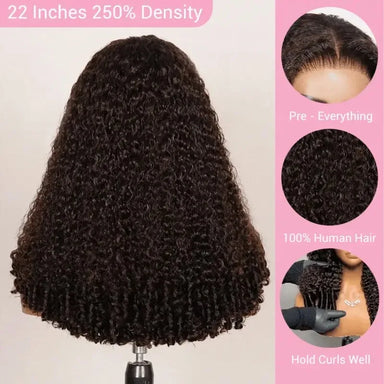 Wear & Go | Deep Wave Glueless HD Lace 13x6 Frontal Wig Pre-Cut