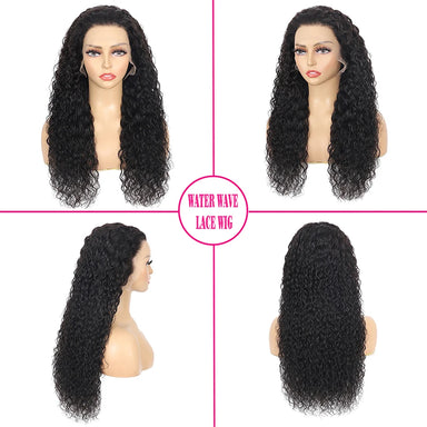 Effortless Waves | 180% Density Water Wave Glueless HD Lace 13x6 Frontal Wig Pre-Cut
