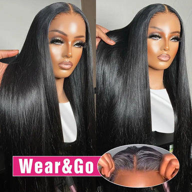 Polished Look | Straight Glueless HD Lace 13x6 Frontal Wig by PICKU Pre-Cut