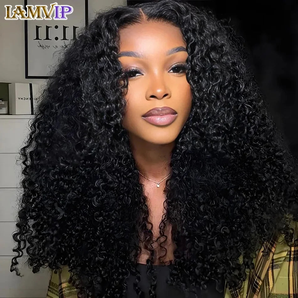 Natural Kinks | 250% High Density Kinky Curly Glueless HD Lace 13x6 Frontal Wig