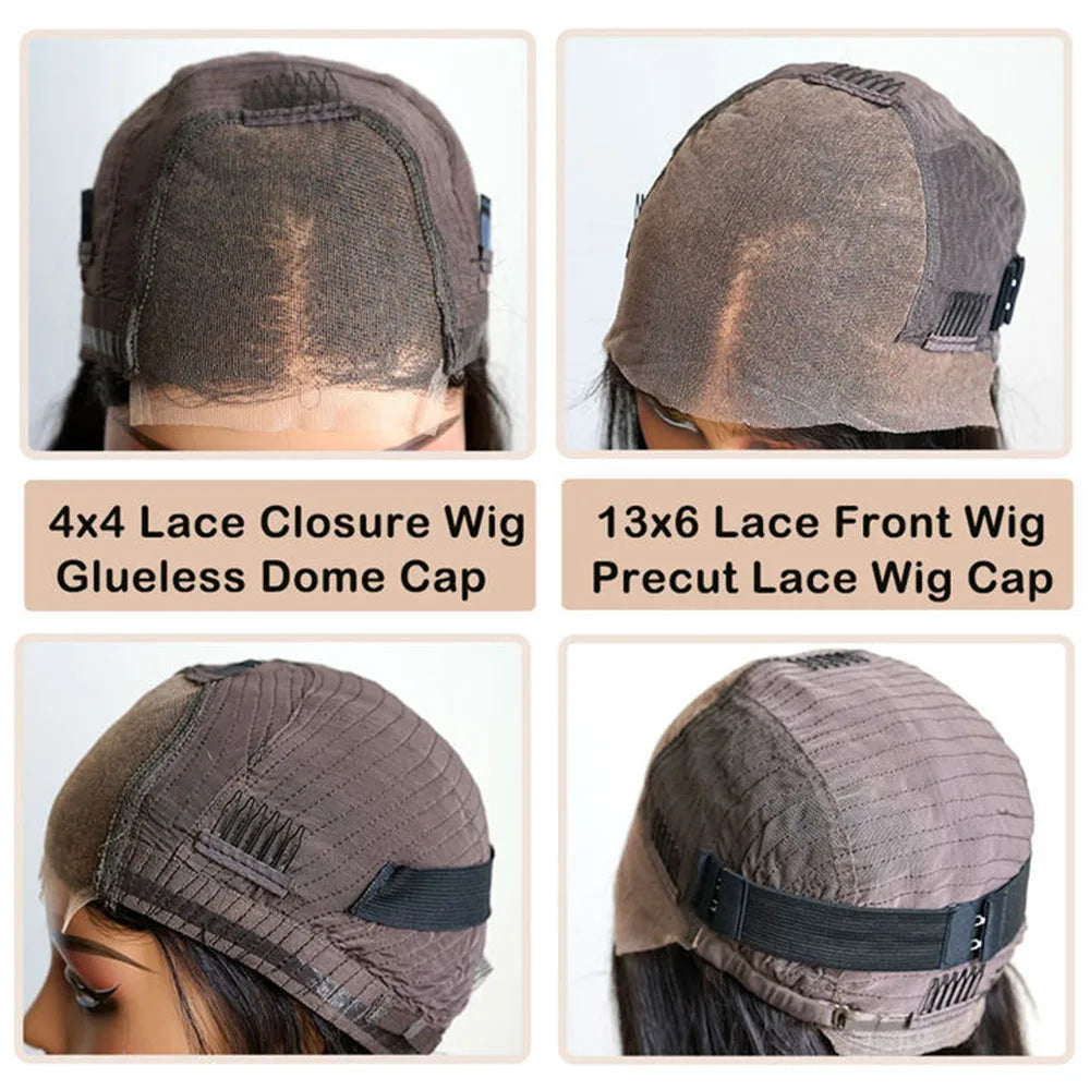 Polished Look | Ombre Brown Straight Glueless HD Lace 13x6 Frontal Wig