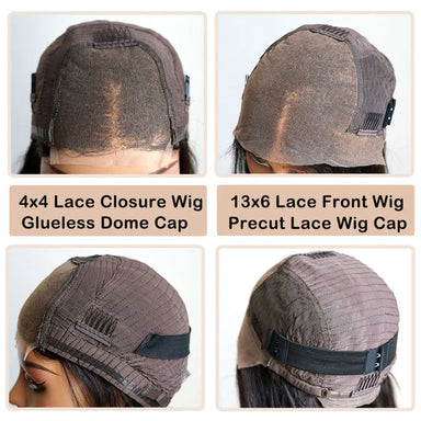 Polished Look | Ombre Brown Straight Glueless HD Lace 13x6 Frontal Wig
