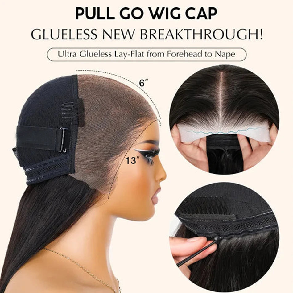 Natural Bounce | Loose Wave Glueless HD Lace 13x6 Frontal Wig Pre-Cut