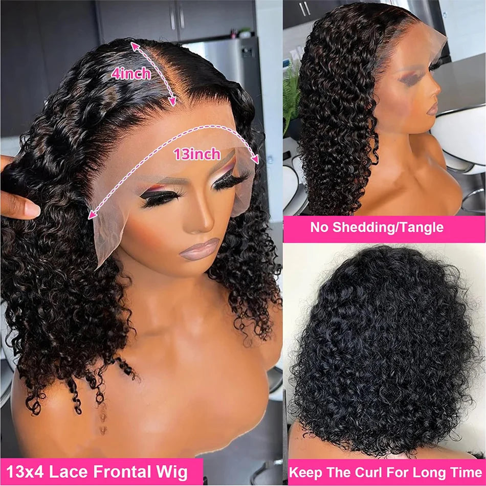 Throw On & Go | Deep Wave Glueless HD Lace 13x4 Frontal Wig by Mayfive