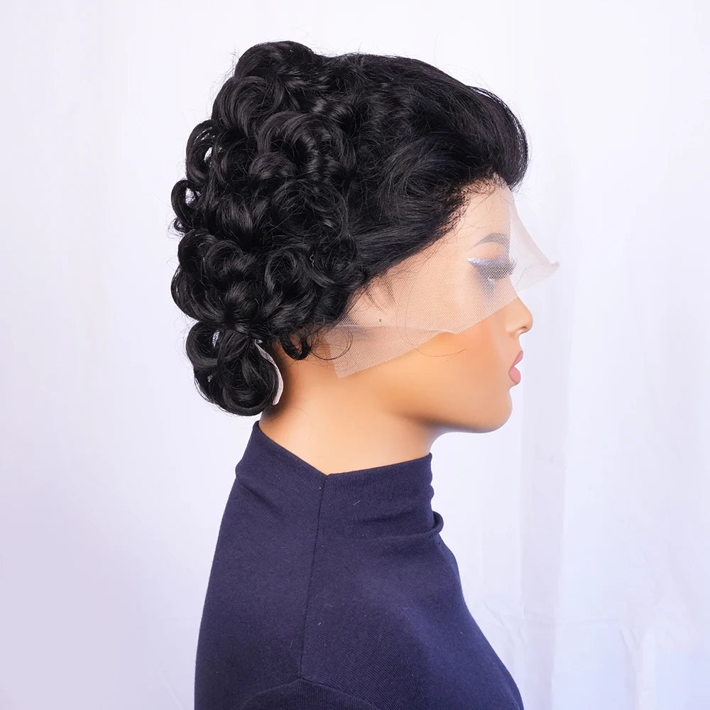 Natural Bounce | Loose Wave Glueless HD Lace 13x4 Frontal Wig Pre-Cut
