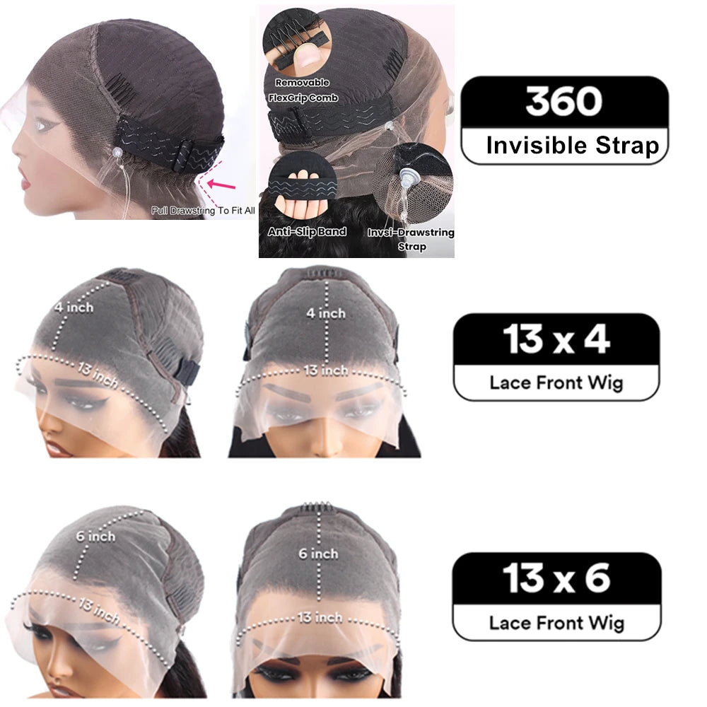 Throw On & Go | Honey Brown Highlight Water Wave Glueless HD Lace 13x6 Frontal Wig