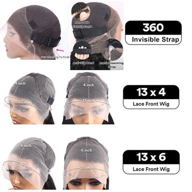 Throw On & Go | Honey Brown Highlight Water Wave Glueless HD Lace 13x6 Frontal Wig