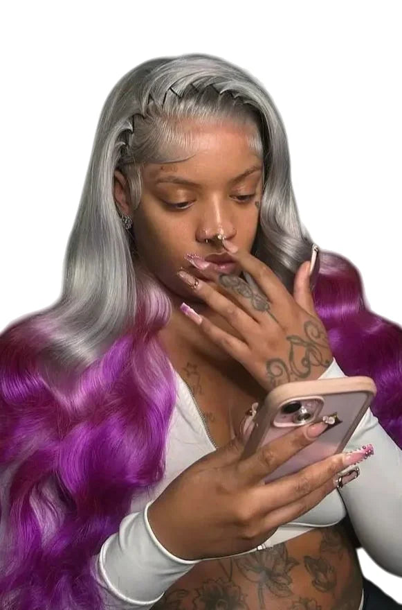 Effortless Glam | Salt & Pepper 250% High Density Loose Wave Glueless HD Lace 13x6 Frontal Wig