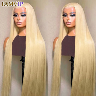 Bold Blonde | Honey Brown Highlight 250% High Density 613 Blonde Glueless HD Lace 13x6 Frontal Wig