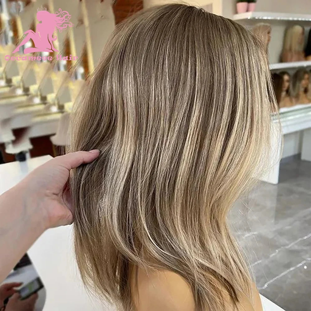 Color Pop | Brown Highlight Glueless HD Lace 13x6 Frontal Wig