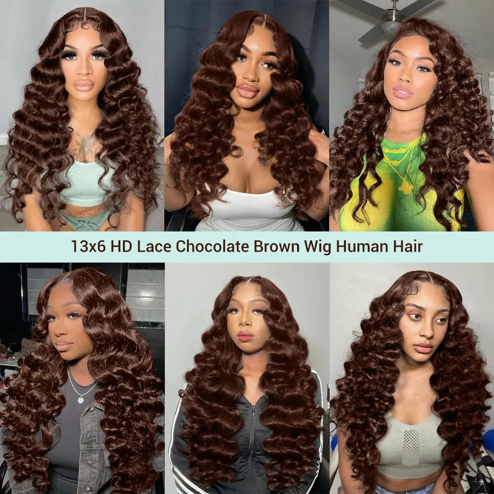 Wear & Go | 300% Extra Density Deep Wave Glueless HD Lace 13x6 Frontal Wig by Beliself Beliself