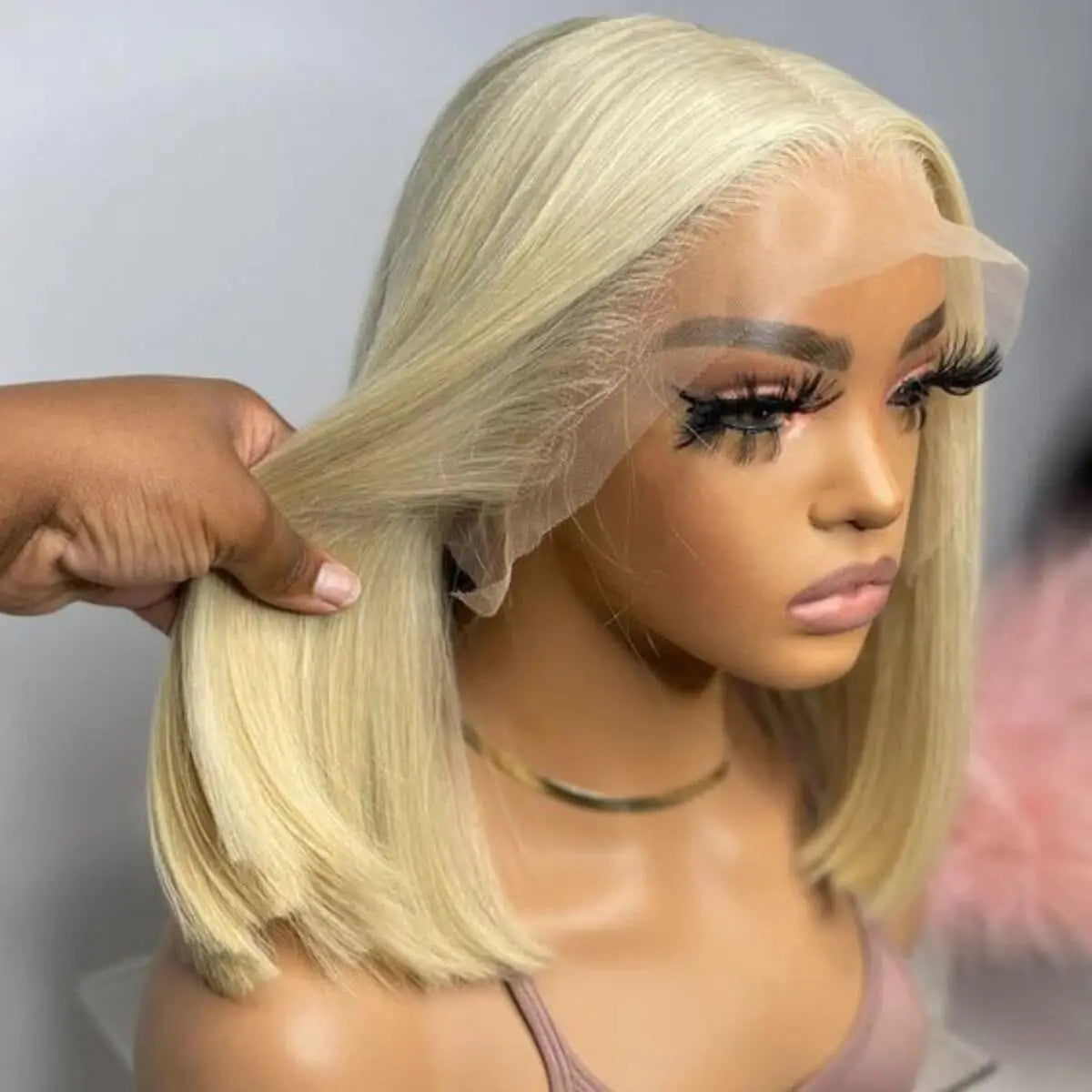 Platinum Glow | 613 Blonde Glueless HD Lace 13x4 Frontal Wig