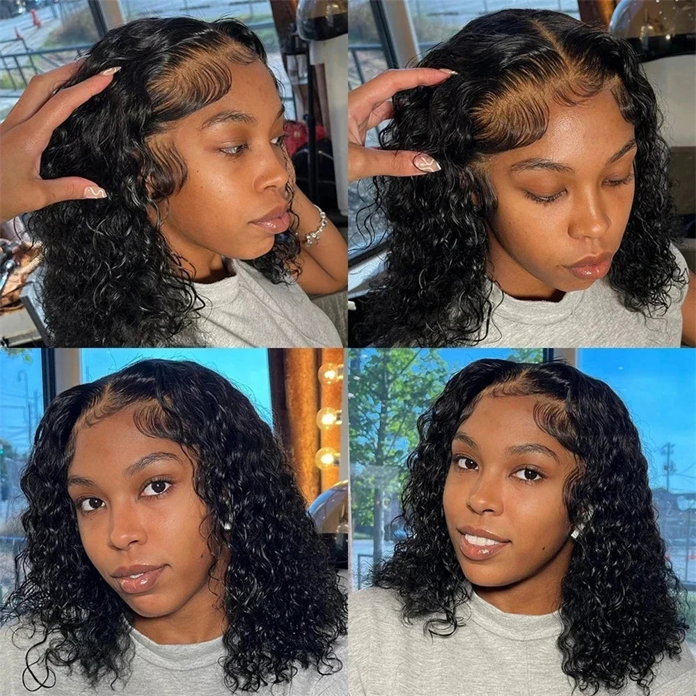 Wear & Go | 300% Extra Density Deep Wave Glueless HD Lace 13x4 Frontal Wig Pre-Cut