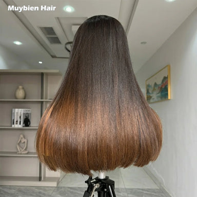 No Glue Needed | Ombre Brown Wear & Go Glueless HD Lace 5x5 Closure Wig
