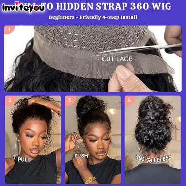 Curl Goals | 250% High Density Kinky Curly Glueless HD Lace 360 Lace Wig
