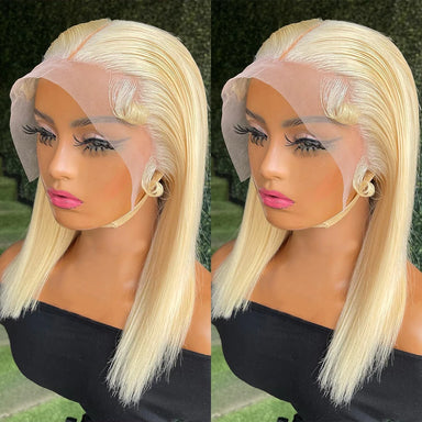 Platinum Glow | 250% High Density 613 Blonde Glueless HD Lace 13x6 Frontal Wig