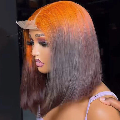 Trendy Cut | Ginger Bob Glueless HD Lace 13x6 Frontal Bob Wig