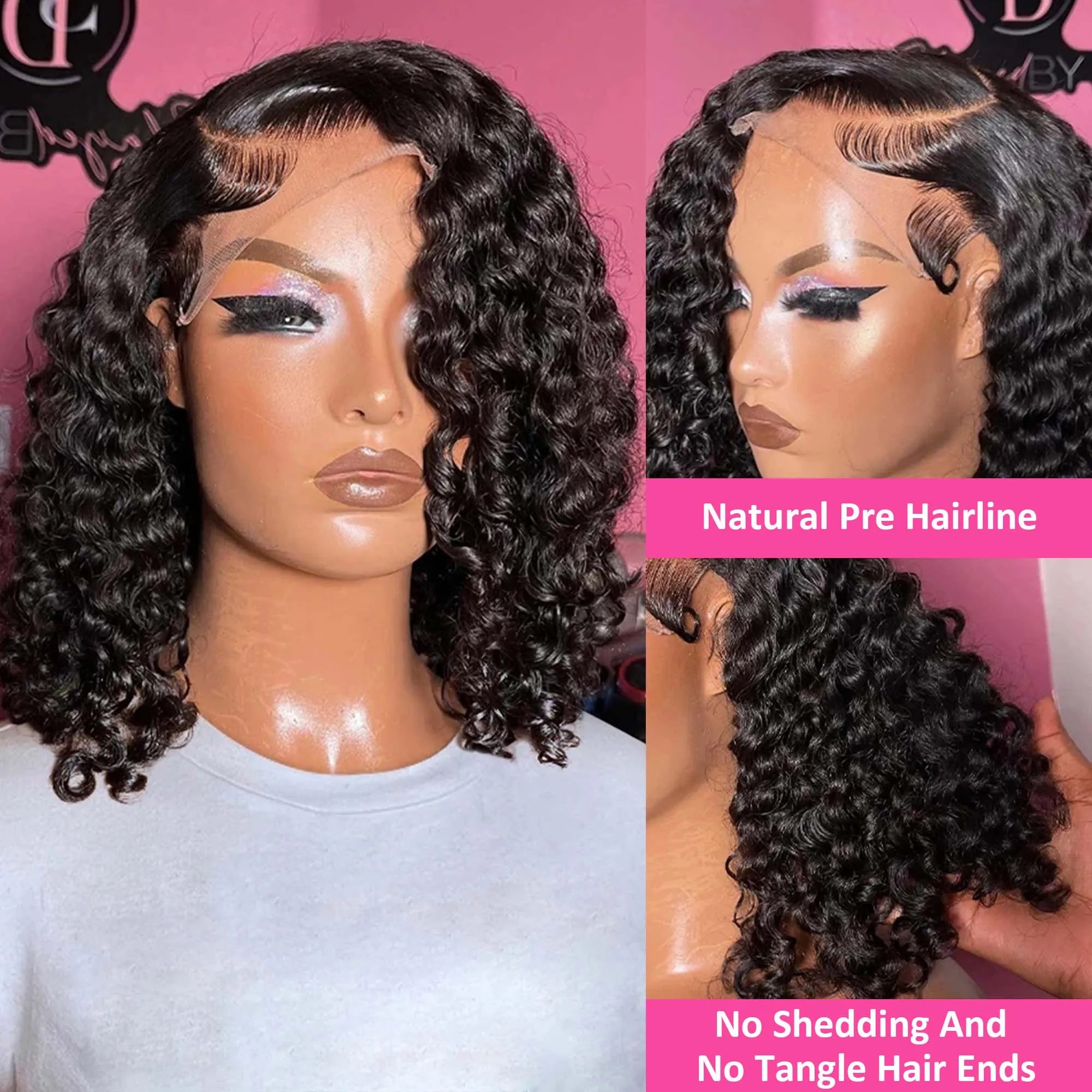 Throw On & Go | 200% Density Water Wave Glueless HD Lace 13x4 Frontal Wig by Duoxuan