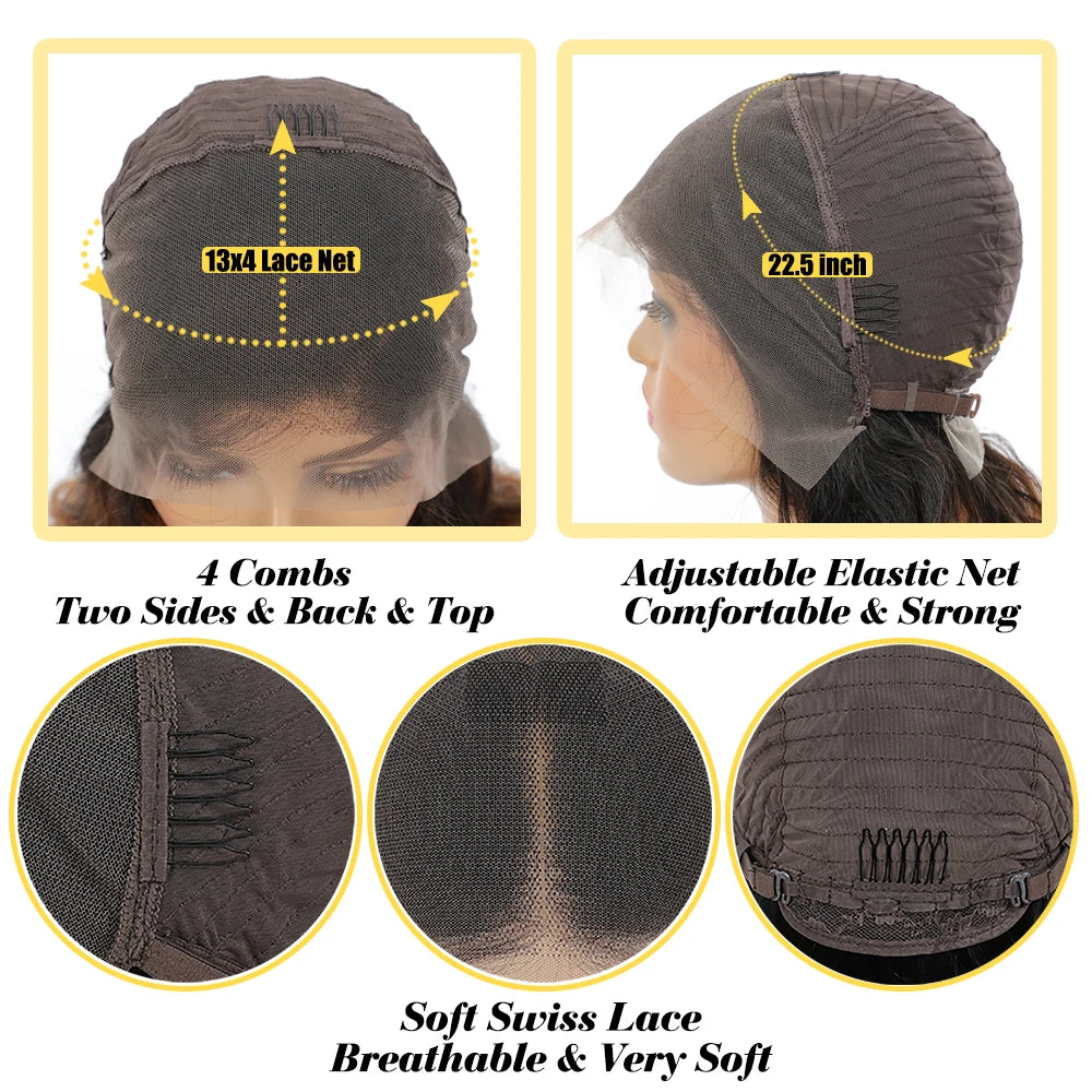 Classic Silk | 200% Density Straight Glueless HD Lace 13x6 Frontal Wig by NuoCheng Pre-Cut