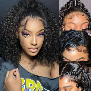Effortless Waves | 200% Density Water Wave Glueless HD Lace 13x4 Frontal Wig Pre-Cut