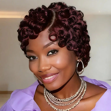 Statement Look | Burgundy 99J Glueless HD Lace 13x4 Frontal Wig