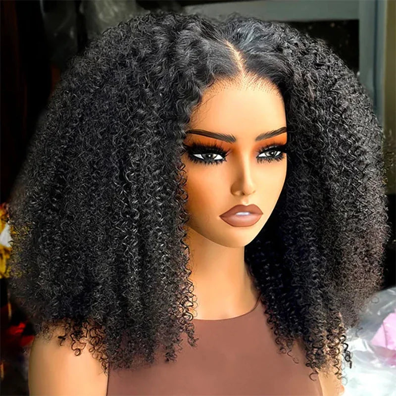 Natural Kinks | Kinky Curly Glueless HD Lace 7x5 Closure Wig Pre-Cut — Top Seller