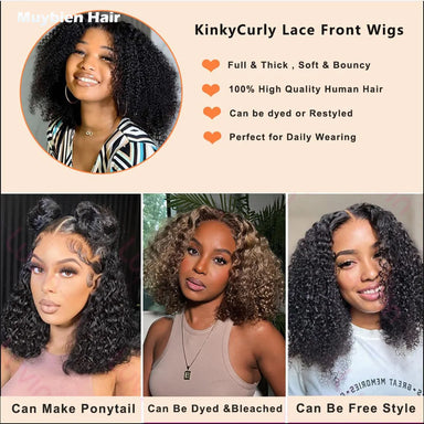 Ready To Wear | Deep Wave Glueless HD Lace 13x4 Frontal Wig Pre-Cut by Muybien