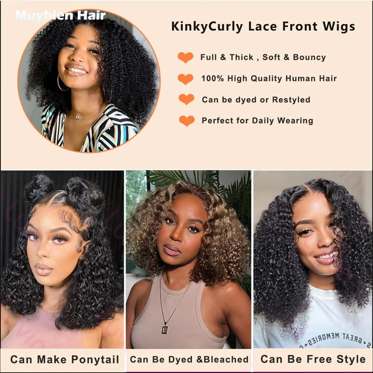 Ready To Wear | Deep Wave Glueless HD Lace 13x4 Frontal Wig Pre-Cut by Muybien