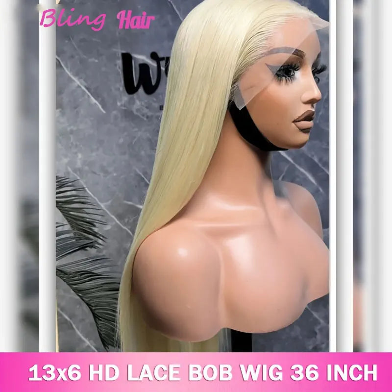 Blonde Vibes | 250% High Density 613 Blonde Glueless HD Lace 13x6 Frontal Wig by BLING STAR Pre-Cut