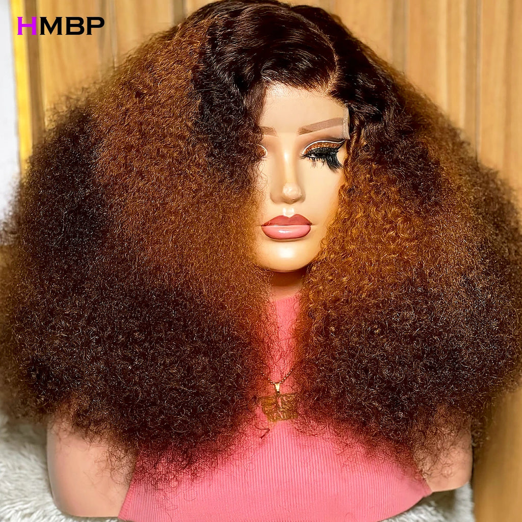 Curl Goals | Highlight 450% Super Density Kinky Curly Glueless HD Lace 13x6 Frontal Wig