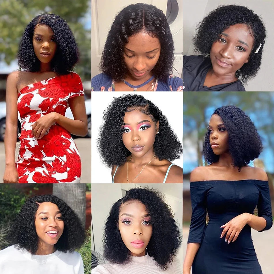Natural Kinks | 180% Density Kinky Curly Glueless HD Lace 13x4 Frontal Wig