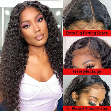 Ready To Wear | 200% Density Deep Wave Glueless HD Lace 13x6 Frontal Wig Pre-Cut