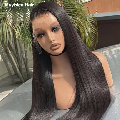 Sleek & Smooth | Straight Glueless HD Lace 13x6 Frontal Wig by Muybien