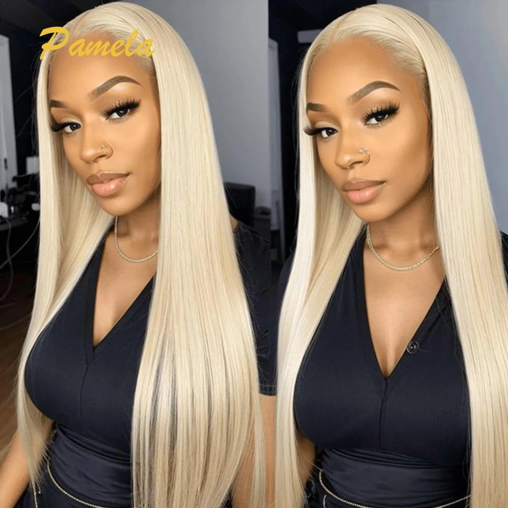 Platinum Glow | 613 Blonde Glueless HD Lace 7x5 Closure Wig Pre-Cut