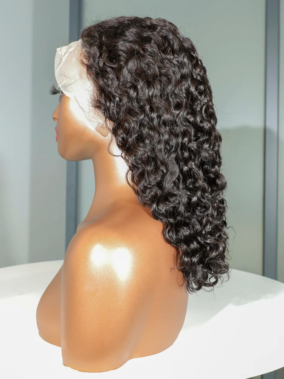 Wear & Go | Water Wave Glueless HD Lace 13x4 Frontal Wig by Urban Aura