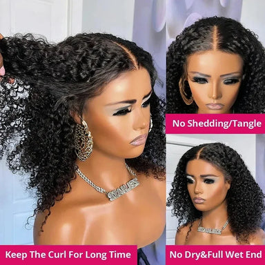 Throw On & Go | Water Wave Glueless HD Lace 4x4 Closure Wig