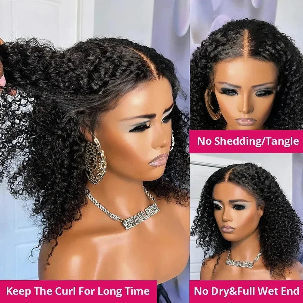 Throw On & Go | Water Wave Glueless HD Lace 4x4 Closure Wig