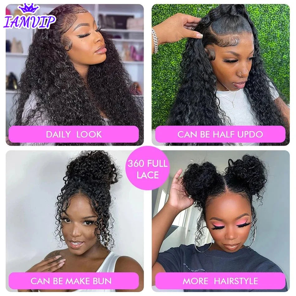 Natural Kinks | 250% High Density Kinky Curly Glueless HD Lace 360 Lace Wig