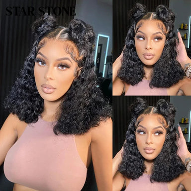 Ready To Wear | 180% Density Deep Wave Glueless HD Lace 13x4 Frontal Wig Pre-Cut
